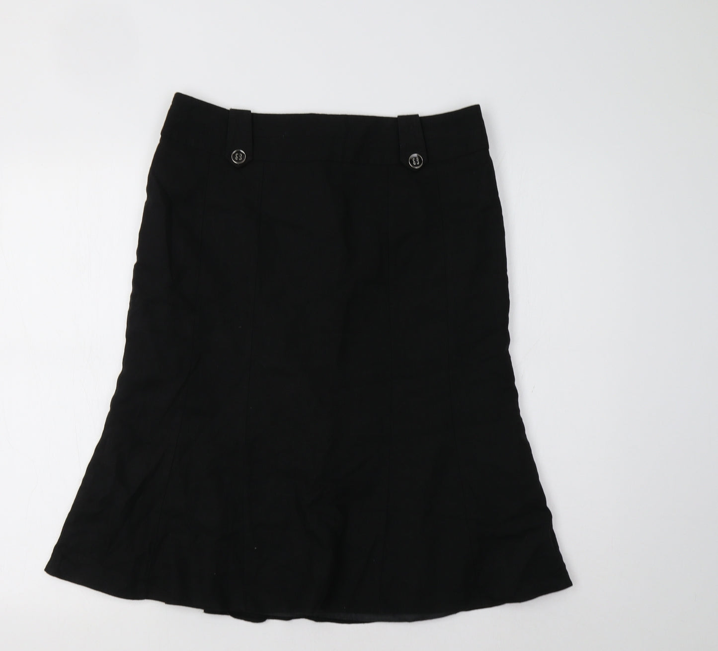 George Womens Black   A-Line Skirt Size 12