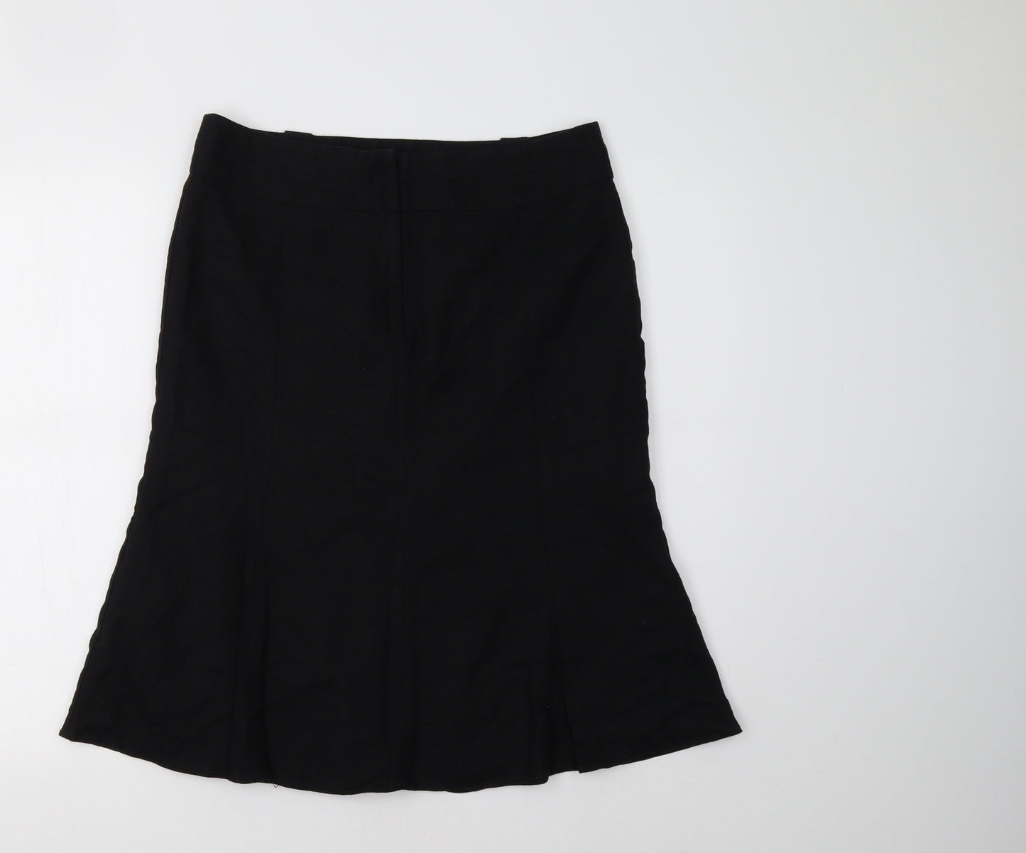 George Womens Black   A-Line Skirt Size 12