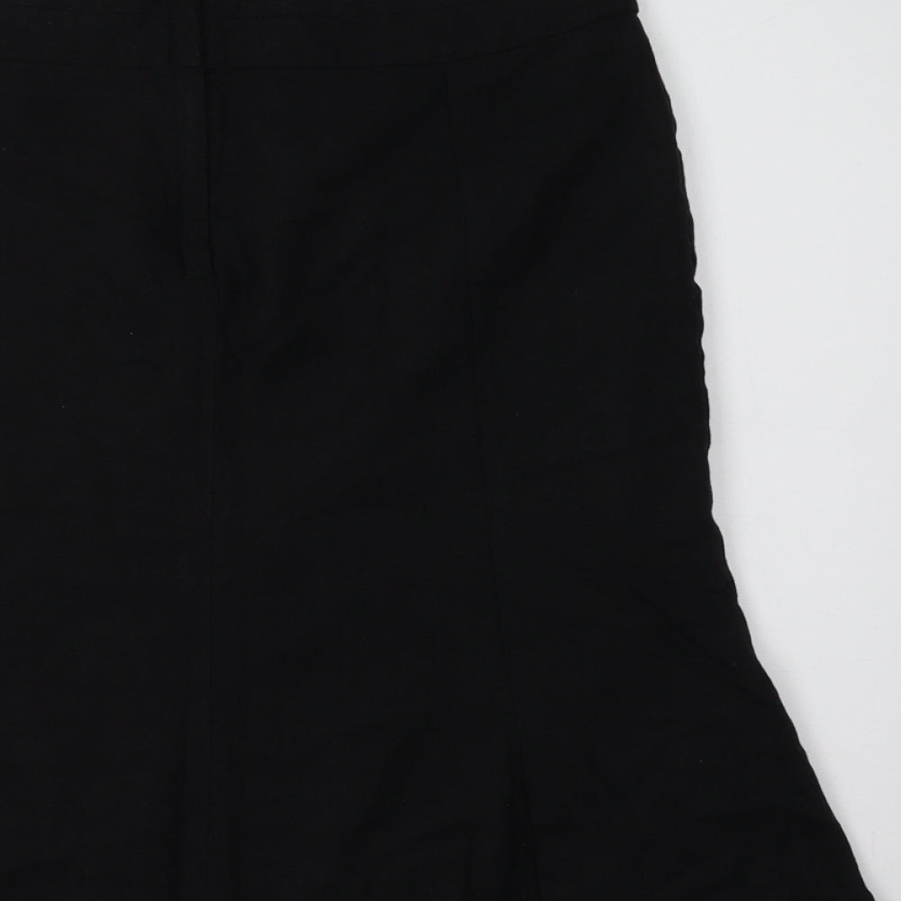 George Womens Black   A-Line Skirt Size 12