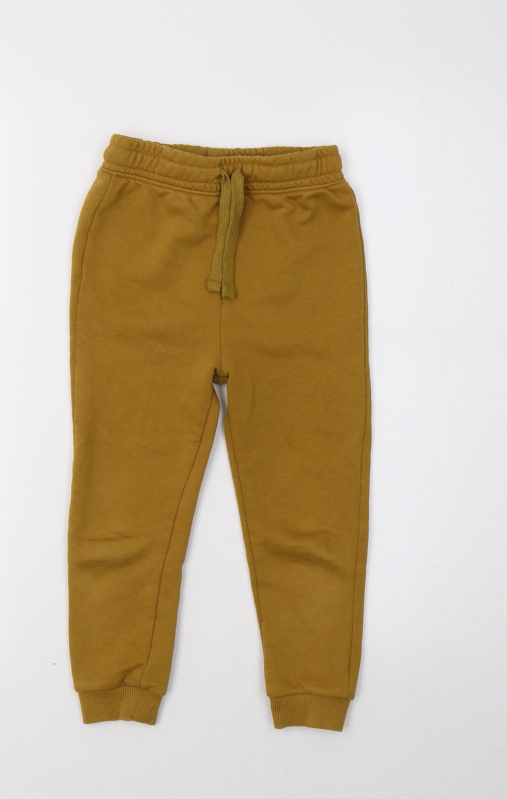 TU Girls Yellow   Jogger Trousers Size 4-5 Years