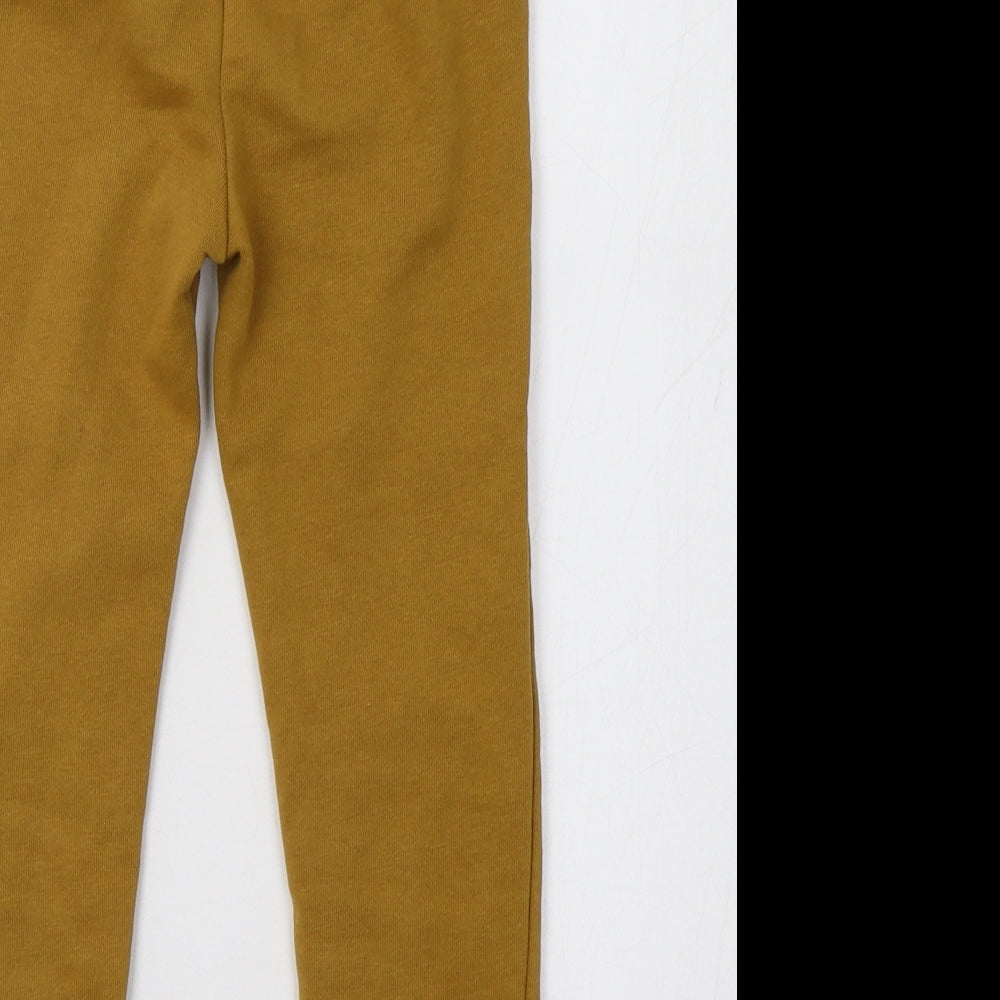 TU Girls Yellow   Jogger Trousers Size 4-5 Years
