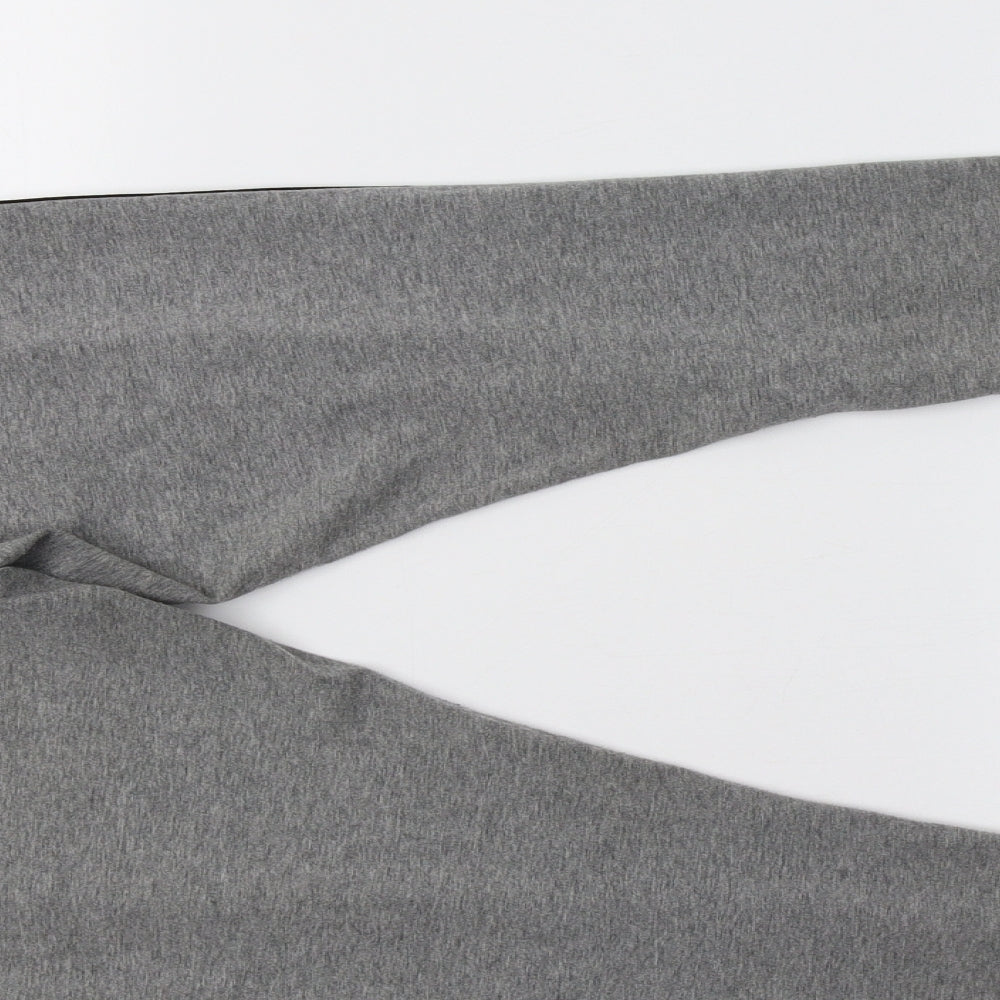 Primark Womens Grey Striped  Pedal Pusher Trousers Size S L29 in