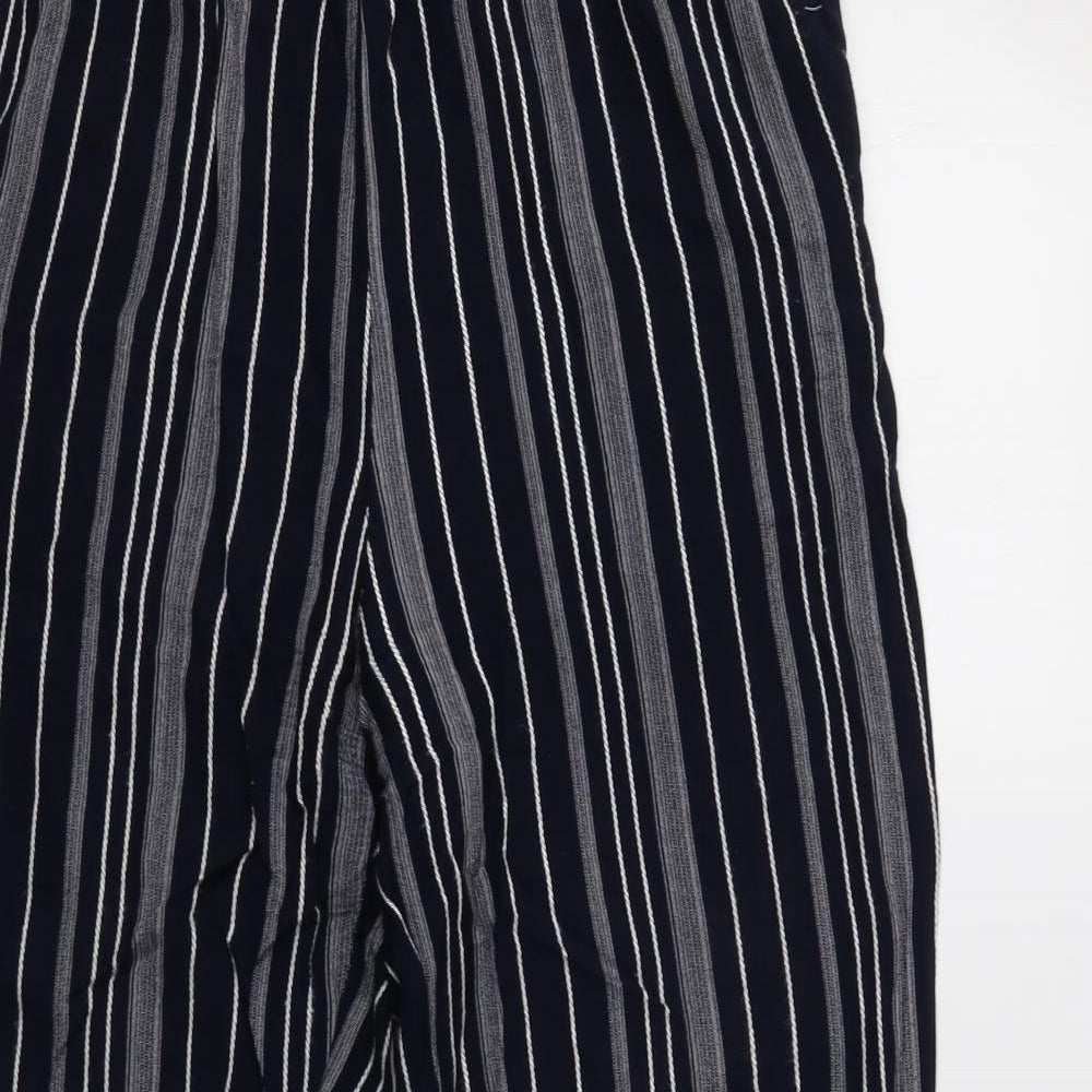 BHS Womens Blue Striped  Trousers  Size 10 L28 in