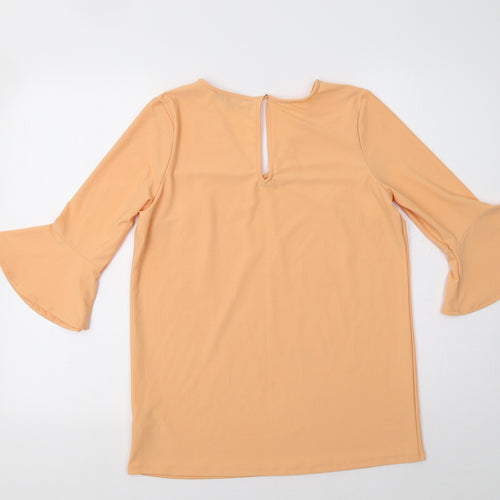 NEXT Womens Orange   Basic Blouse Size 8
