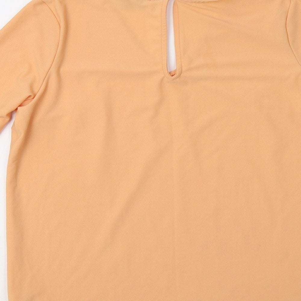 NEXT Womens Orange   Basic Blouse Size 8