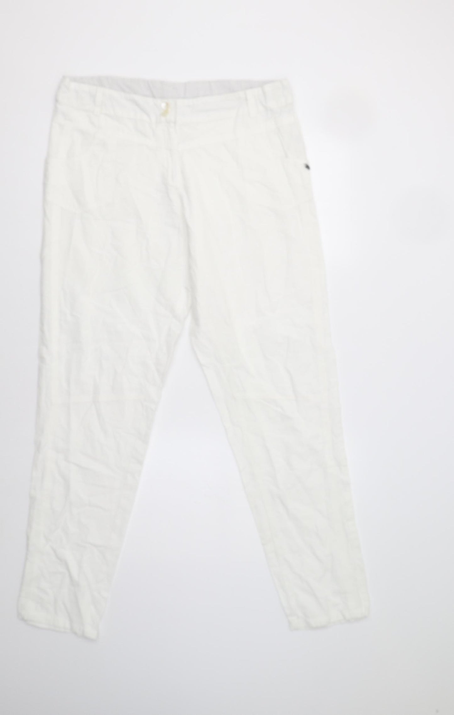 Goubi Womens White   Trousers  Size XL L31 in