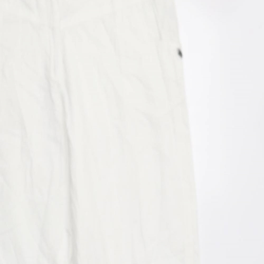 Goubi Womens White   Trousers  Size XL L31 in