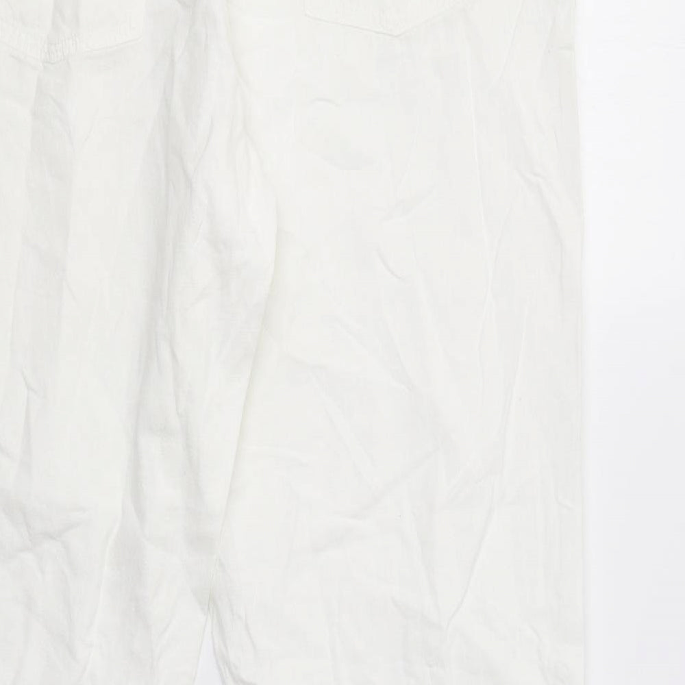 Goubi Womens White   Trousers  Size XL L31 in