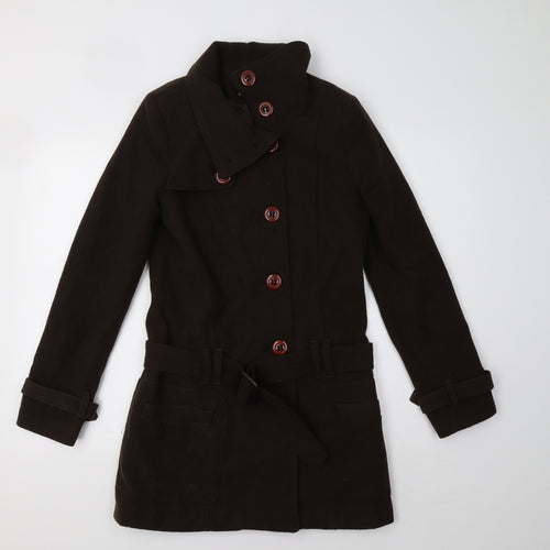 Yazz Womens Brown   Parka Coat Size 8