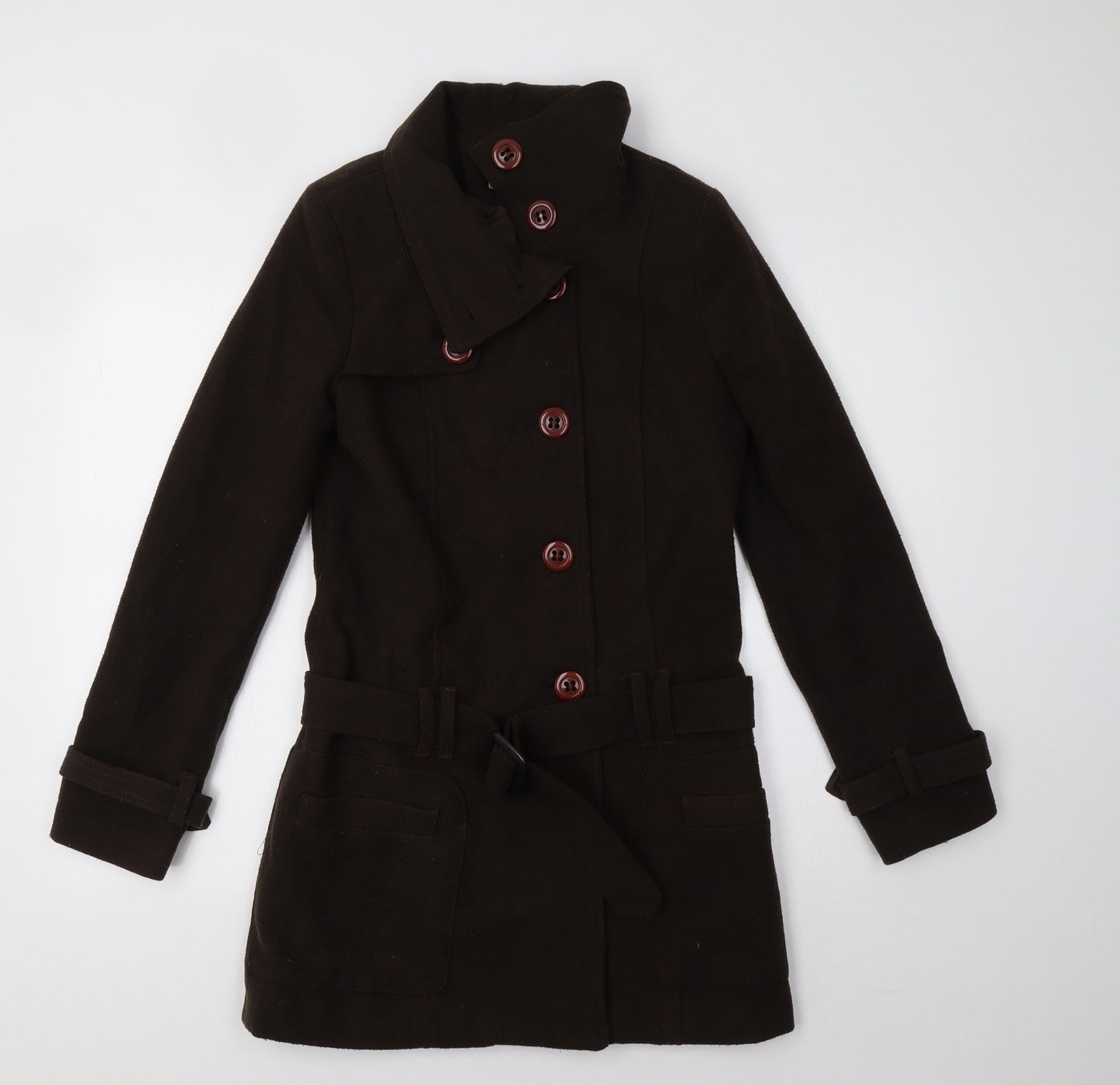 Yazz Womens Brown   Parka Coat Size 8