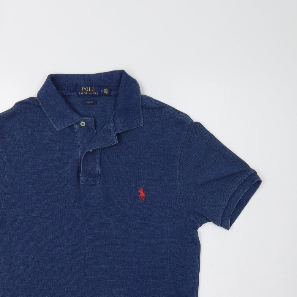 Polo Ralph Lauren Mens Blue    Polo Size M