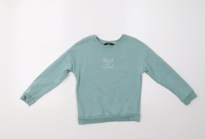George Girls Green Pullover Sweatshirt Size 5-6 Years - Kind Is Cool