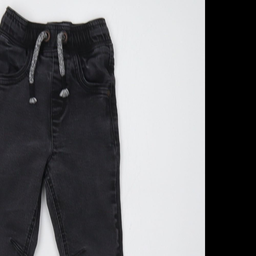 George Girls Black   Jegging Jeans Size 4-5 Years