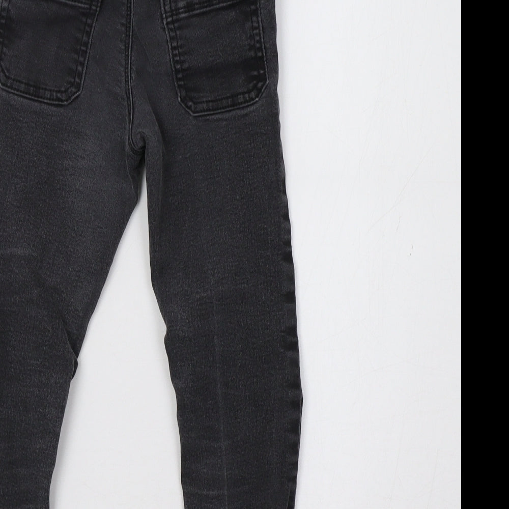 George Girls Black   Jegging Jeans Size 4-5 Years