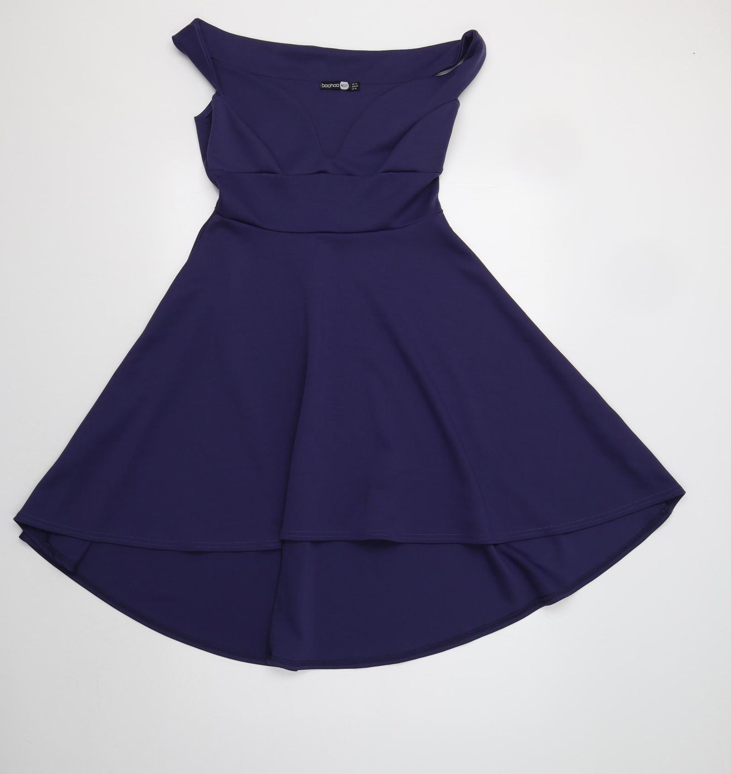 Boohoo Womens Purple   Fit & Flare  Size 14