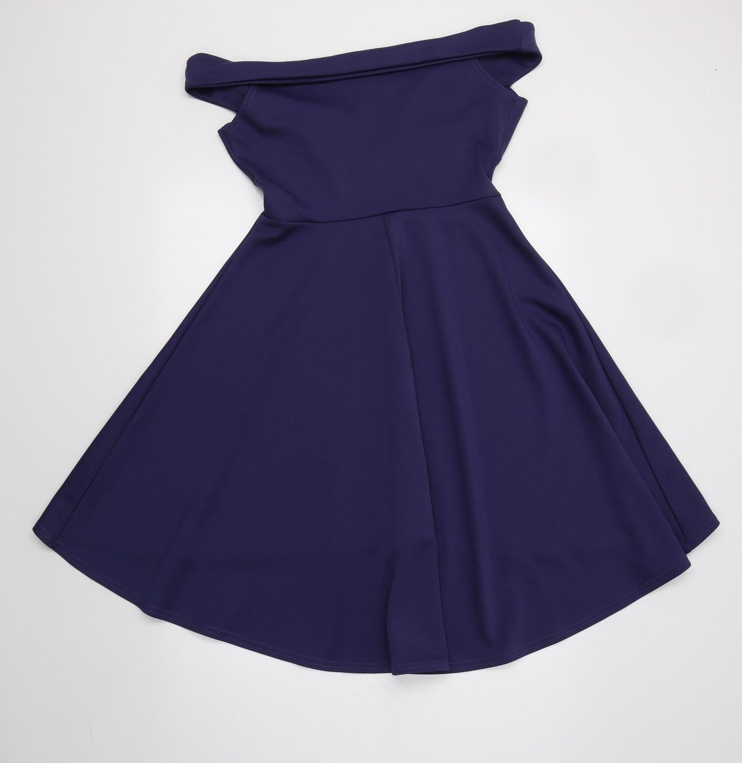 Boohoo Womens Purple   Fit & Flare  Size 14