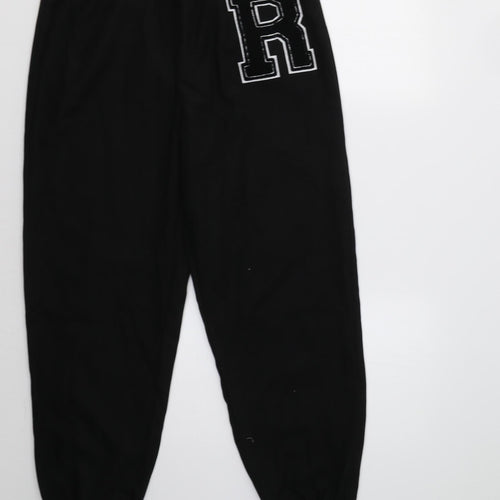 SheIn Womens Black   Jogger Trousers Size L L28 in