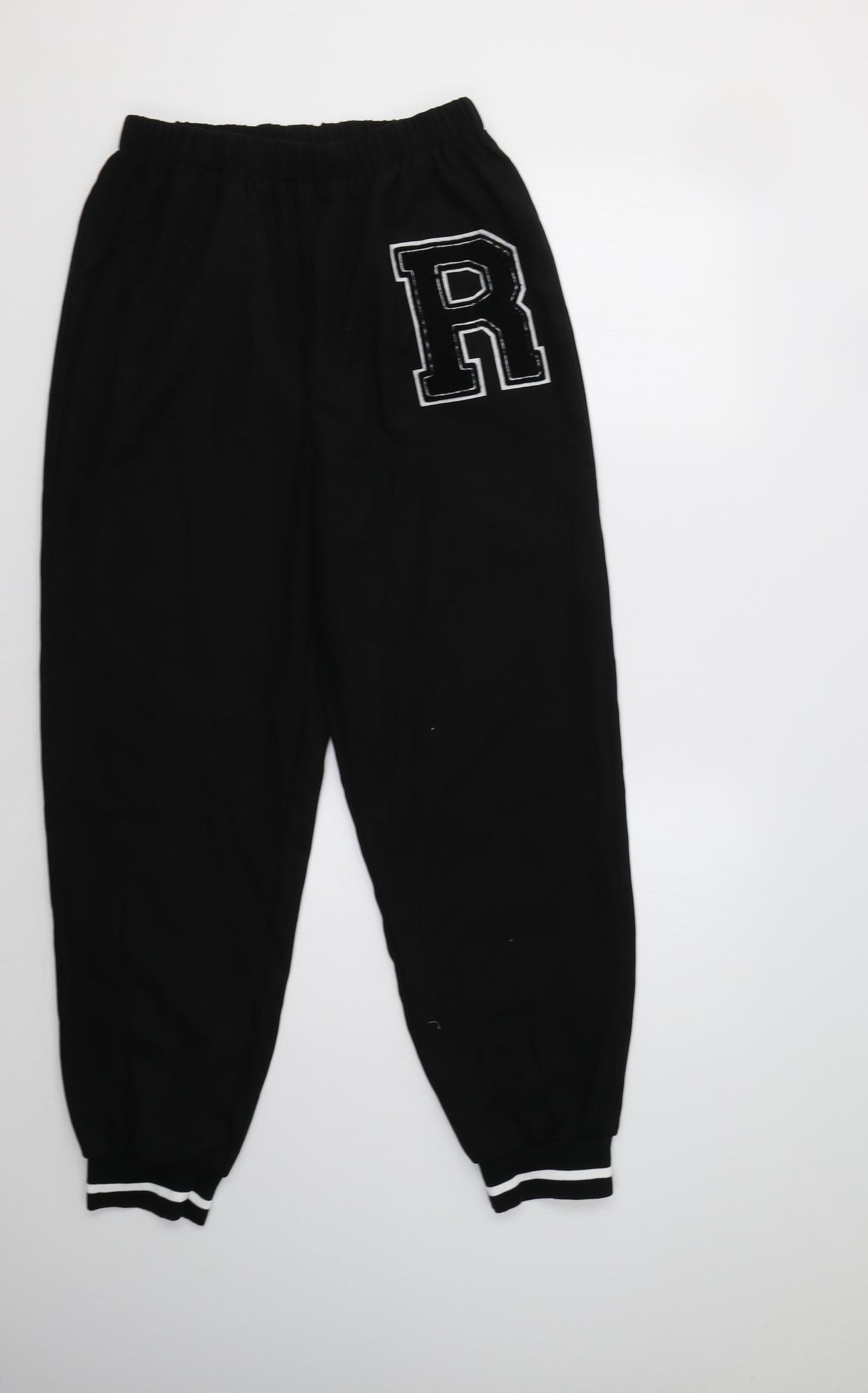 SheIn Womens Black   Jogger Trousers Size L L28 in