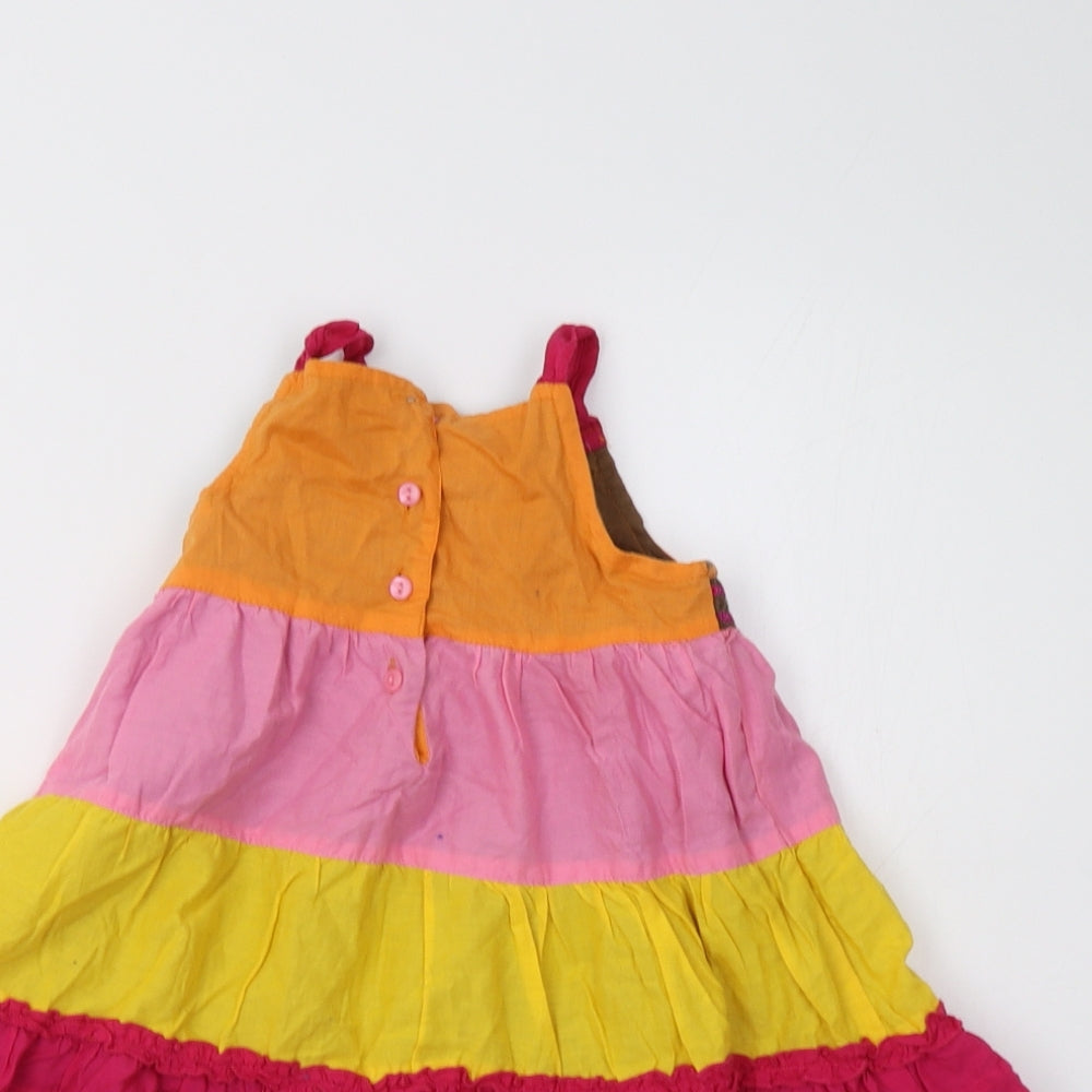 Matalan Baby Multicoloured Striped  A-Line  Size 18-24 Months  - Tiered