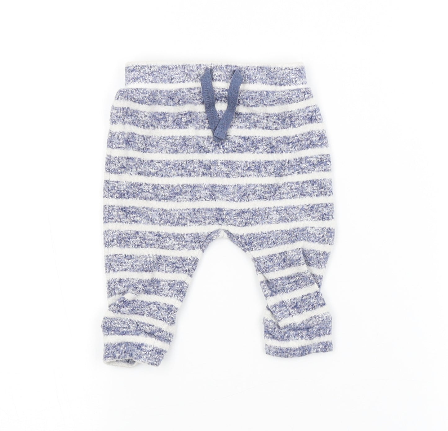 George Baby Blue Striped  Sweatpants Trousers Size 3-6 Months