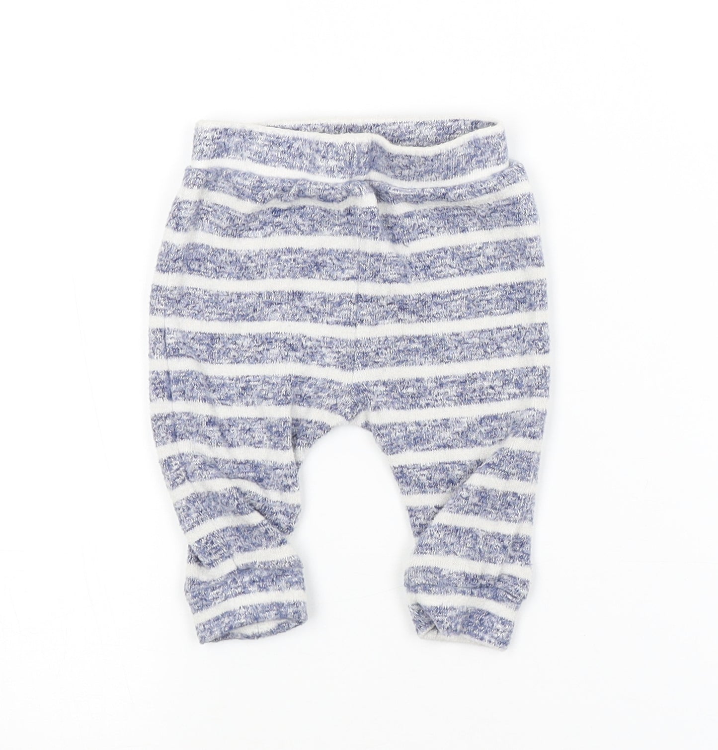George Baby Blue Striped  Sweatpants Trousers Size 3-6 Months