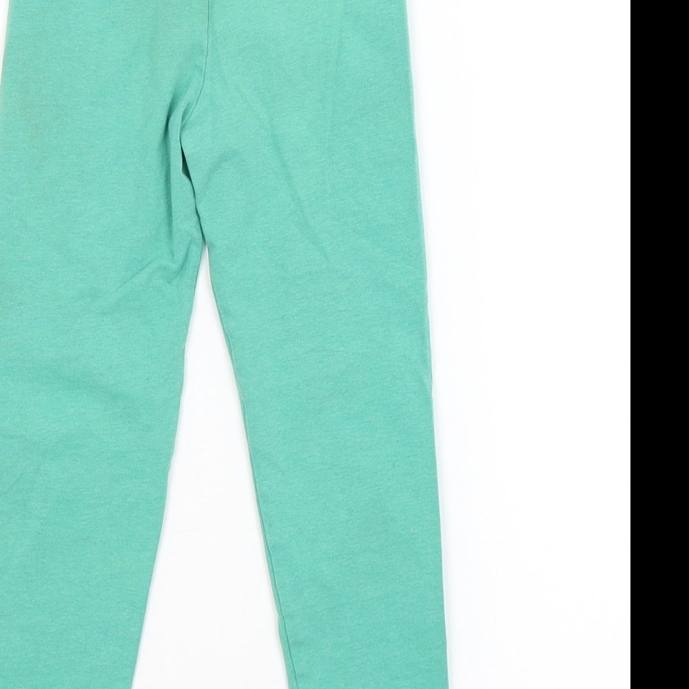 M&S Girls Green   Jogger Trousers Size 2-3 Years