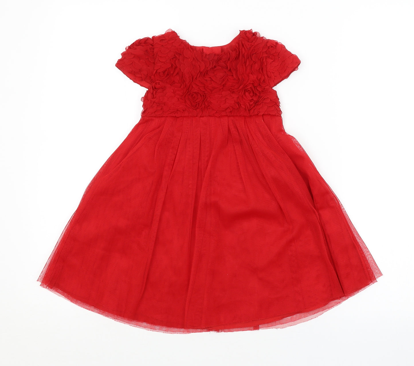 Monsoon Baby Red Batik  A-Line  Size 18-24 Months