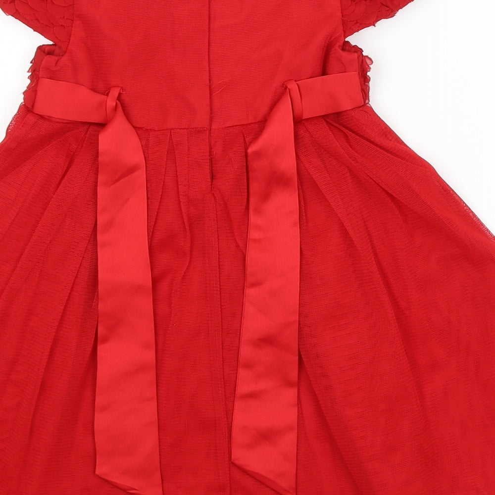 Monsoon Baby Red Batik  A-Line  Size 18-24 Months