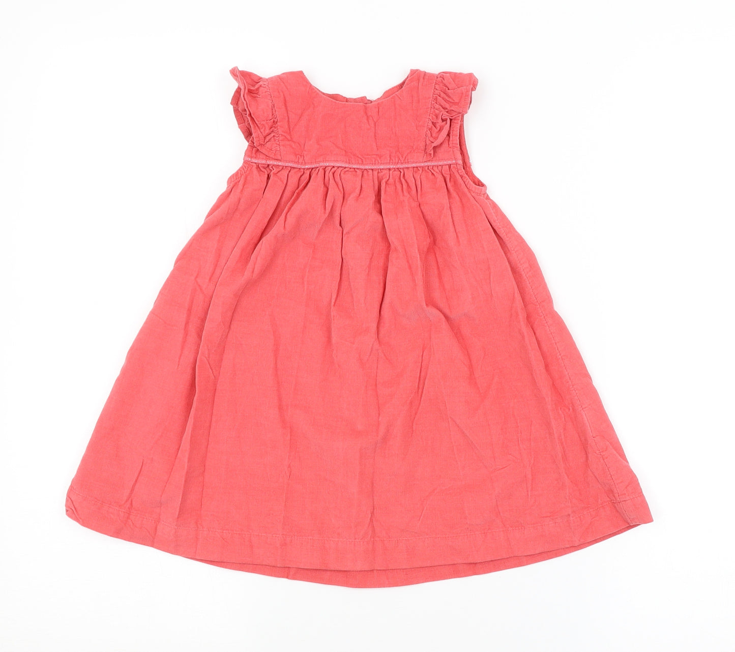 M&S Girls Red   A-Line  Size 12-18 Months