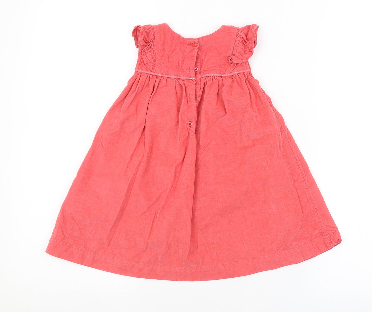 M&S Girls Red   A-Line  Size 12-18 Months