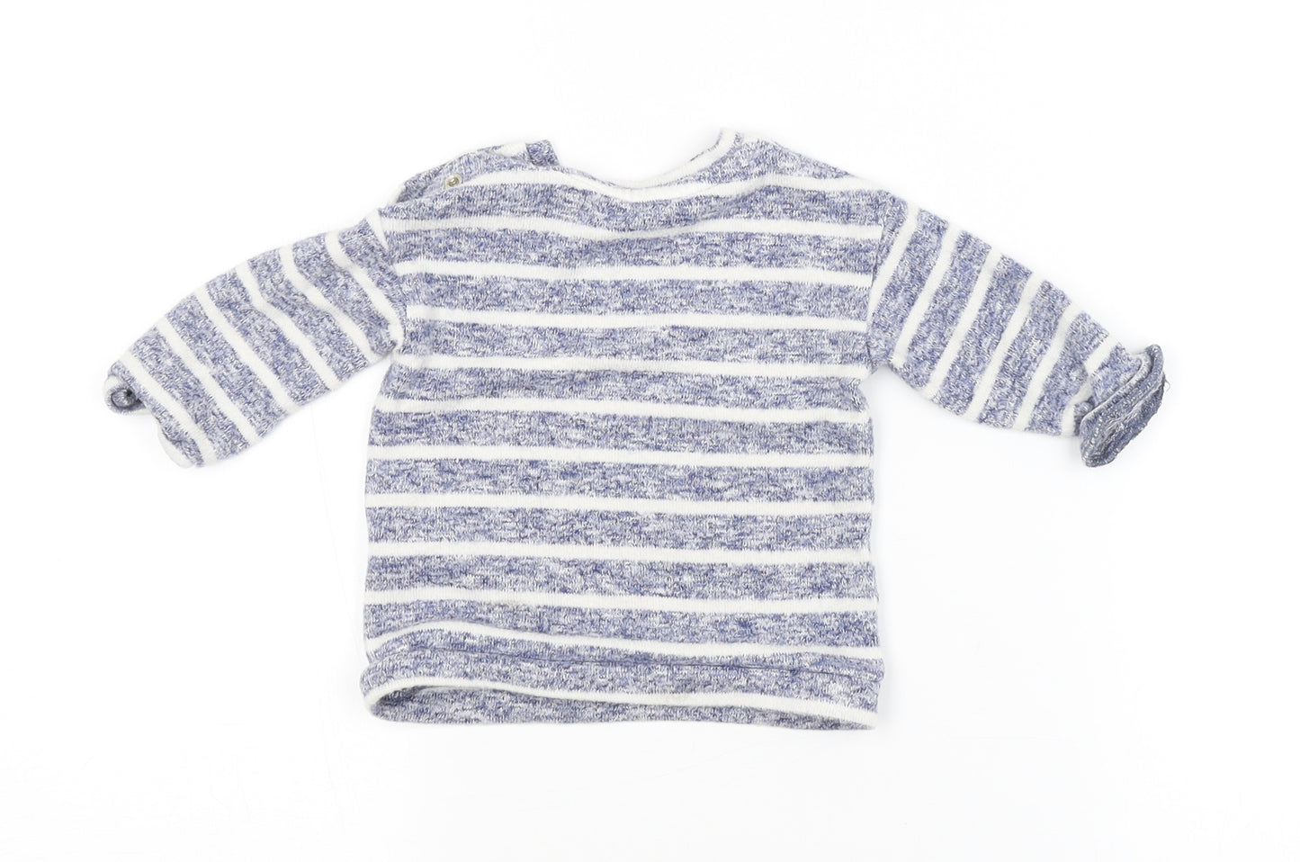 George Baby Blue Spotted  Pullover Jumper Size 3-6 Months
