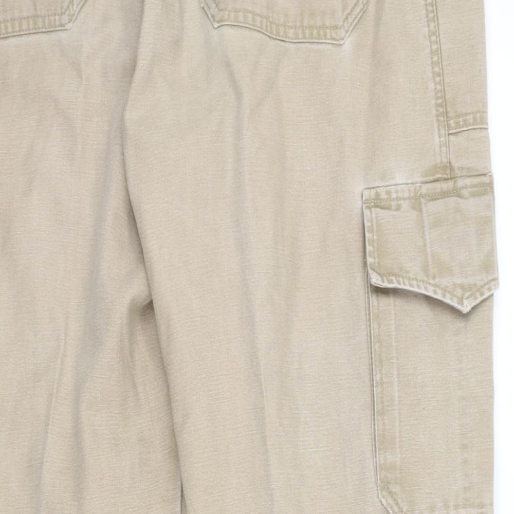 BIGSAM Mens Beige   Chino Trousers Size 38 in L30 in