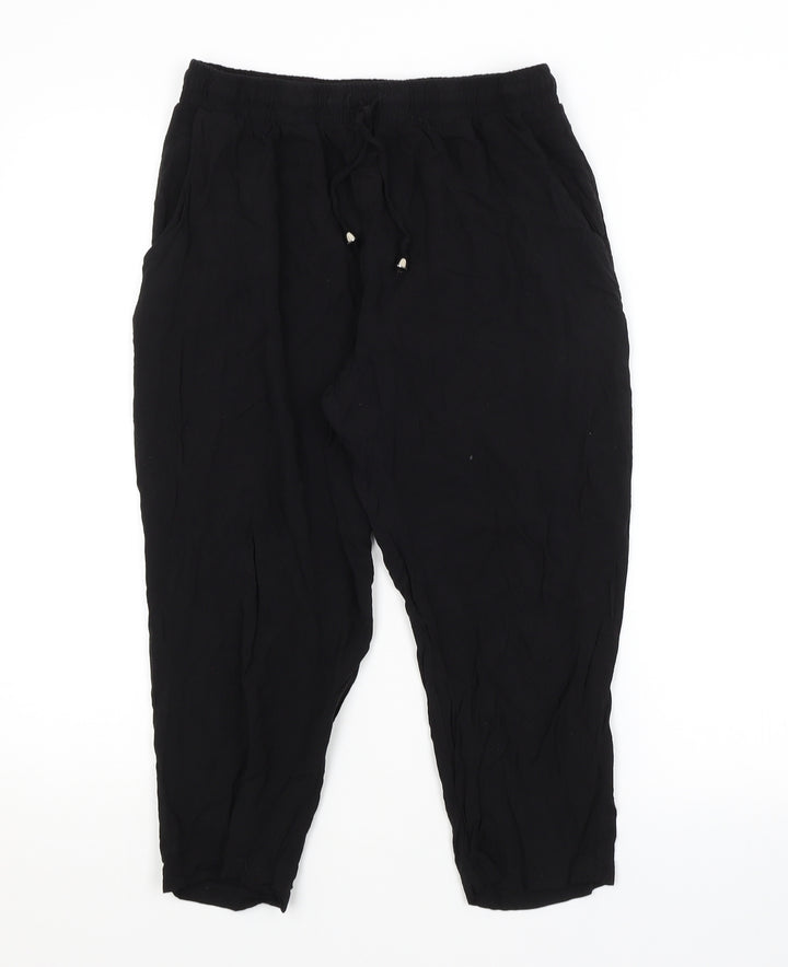 New Look Womens Black   Sweatpants Trousers Size 10 L20 in