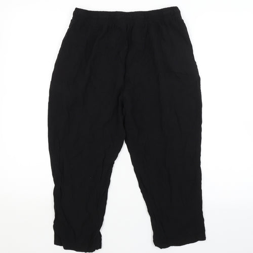 New Look Womens Black   Sweatpants Trousers Size 10 L20 in