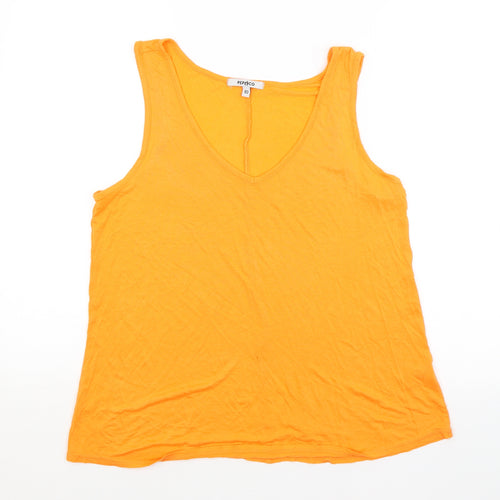 PEP&CO. Womens Orange   Basic Tank Size 10