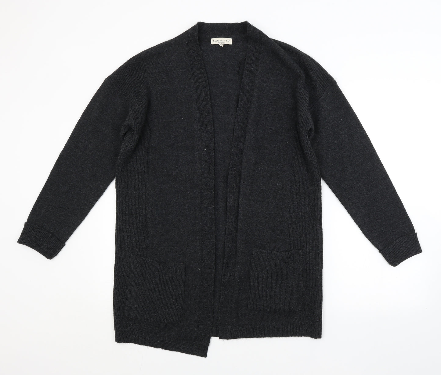 F&F Womens Grey   Cardigan Jumper Size 10