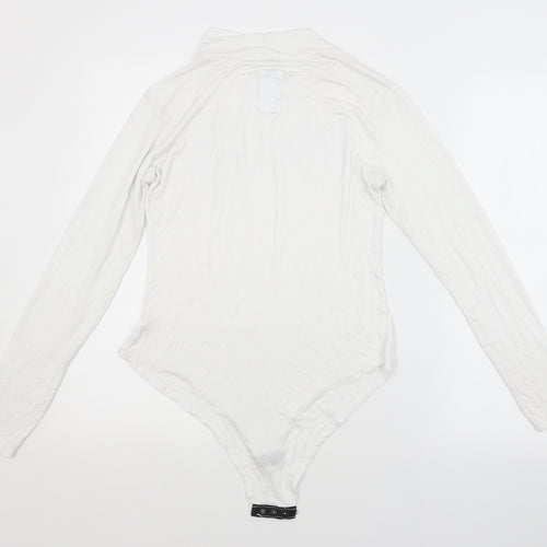MISSY EMPIRE Womens White   Unitard One-Piece Size M