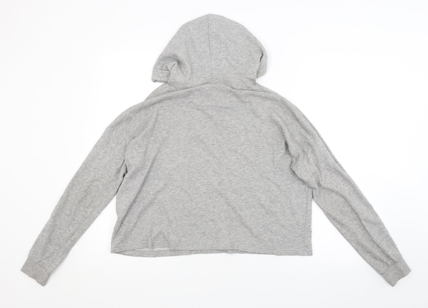 H&M Womens Grey   Pullover Hoodie Size S