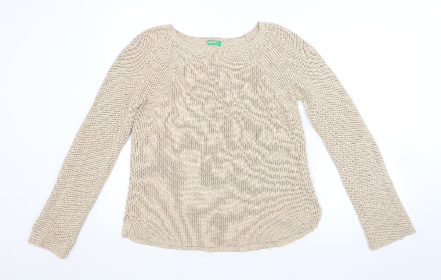 Preworn Womens Gold   Pullover Jumper Size S