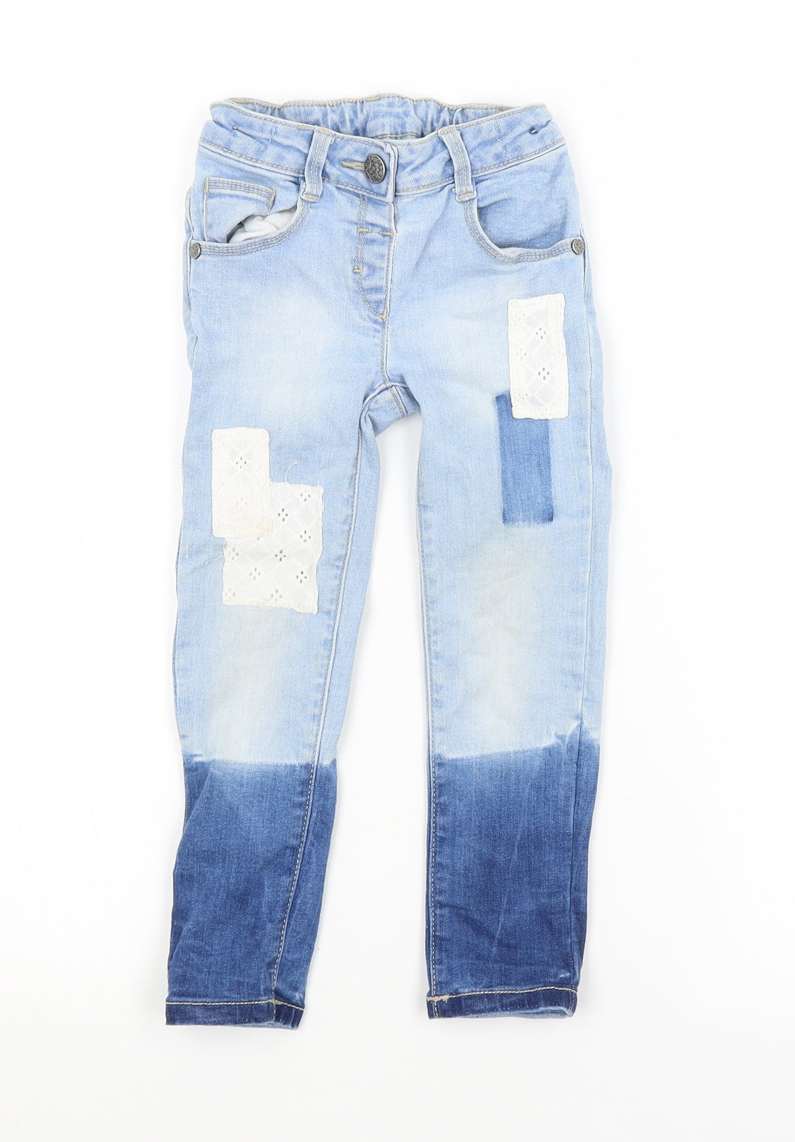 Nutmeg Girls Blue   Straight Jeans Size 2-3 Years
