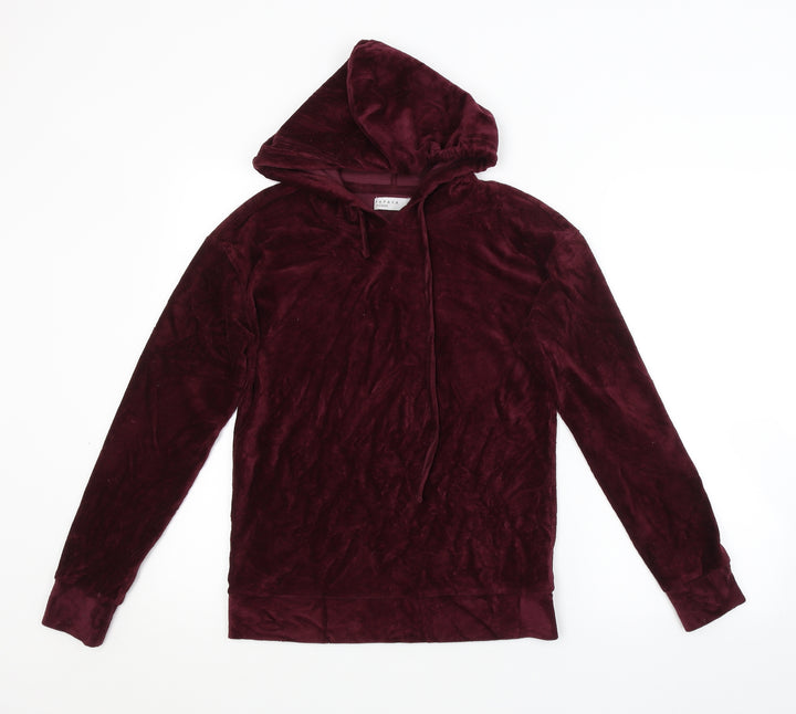 Papaya Womens Purple   Pullover Hoodie Size XS