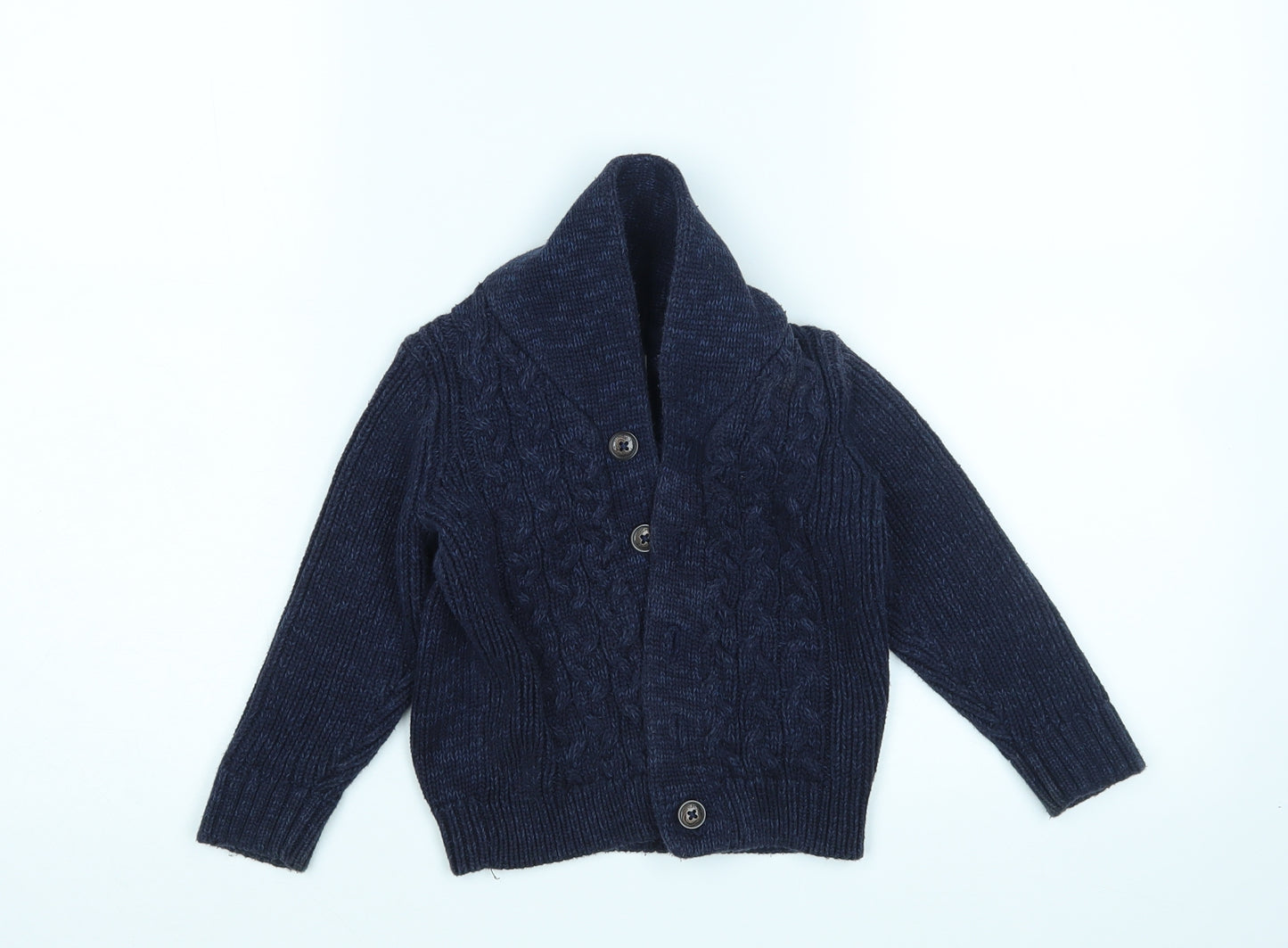 Jasper Conran Boys Blue   Cardigan Jumper Size 2-3 Years