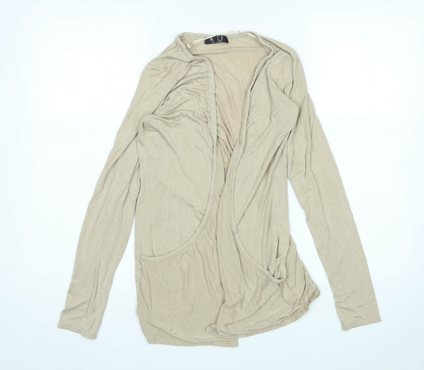 NICE Womens Beige   Cardigan Jumper Size S