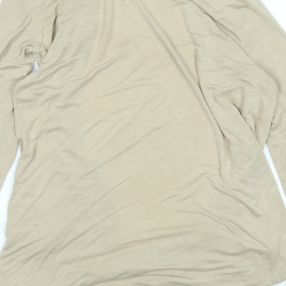 NICE Womens Beige   Cardigan Jumper Size S