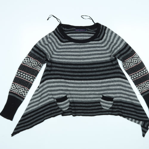 NEXT Womens Multicoloured Striped  Pullover Jumper Size 10
