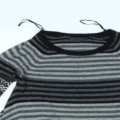 NEXT Womens Multicoloured Striped  Pullover Jumper Size 10