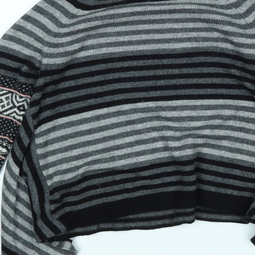 NEXT Womens Multicoloured Striped  Pullover Jumper Size 10