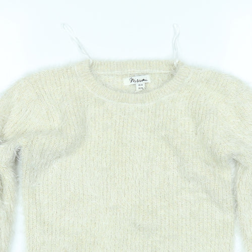 Misumi Womens Beige   Pullover Jumper Size M