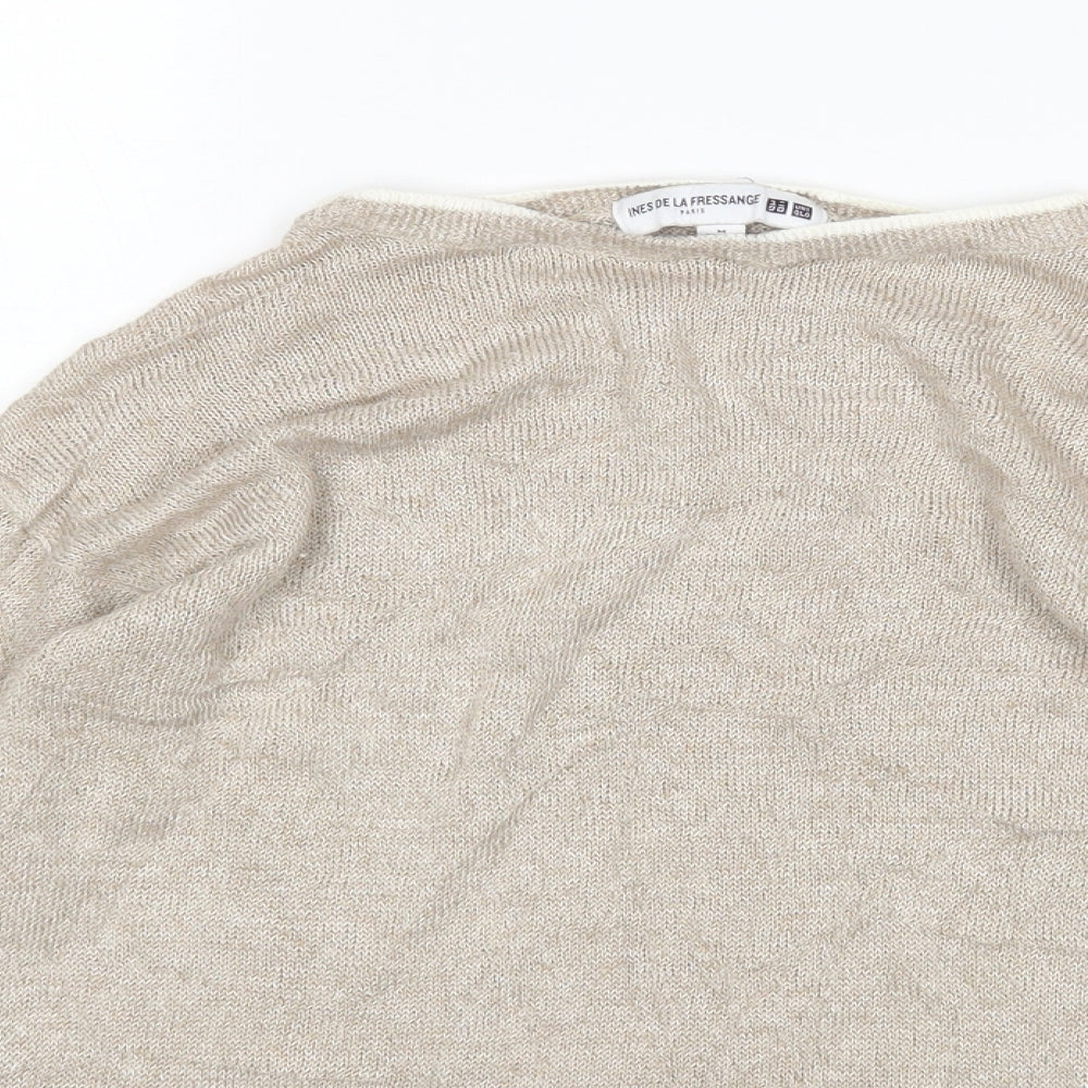 Uniqlo Womens Beige   Pullover Jumper Size M