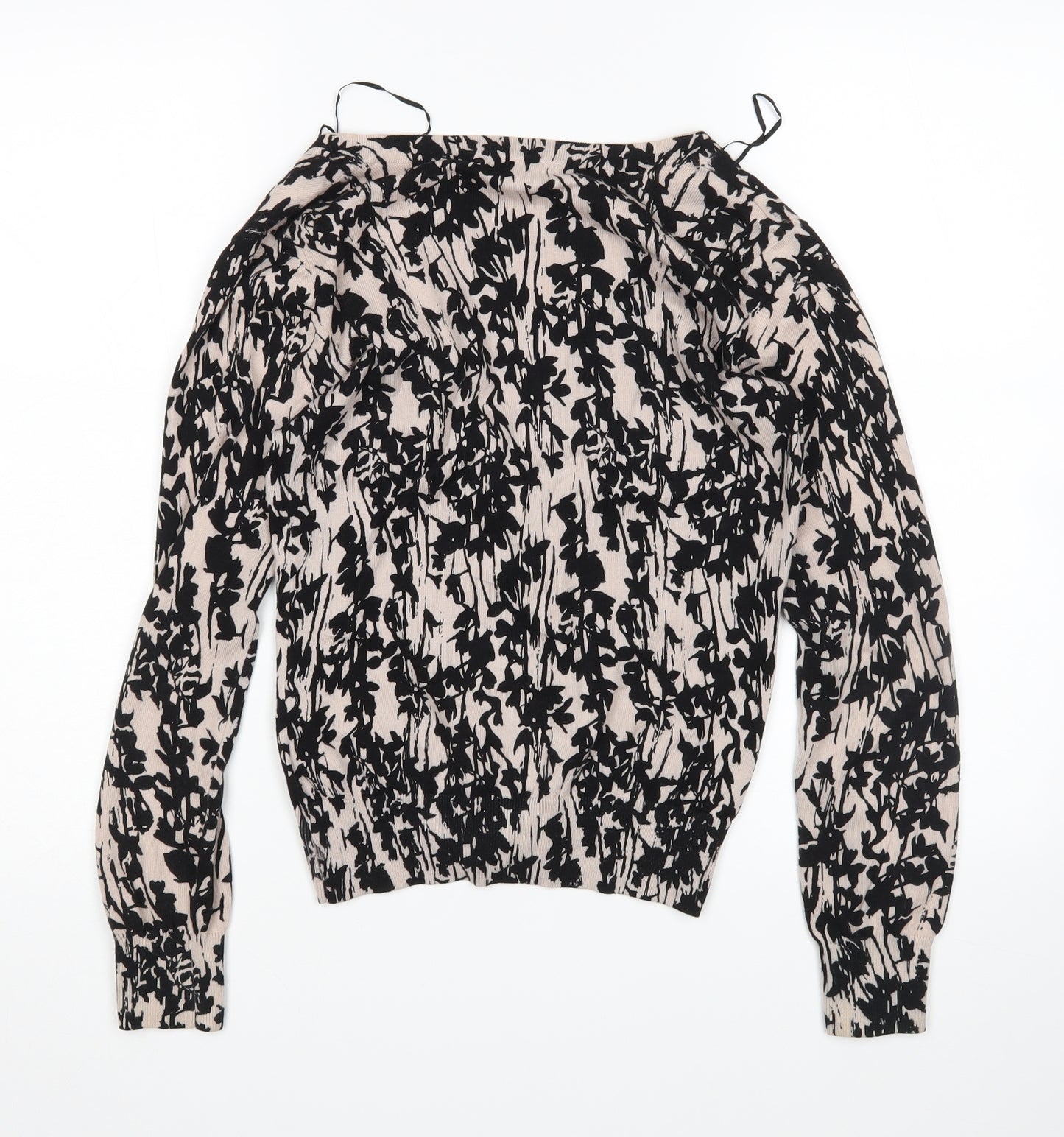 H&M Womens Multicoloured Floral  Cardigan Jumper Size XS